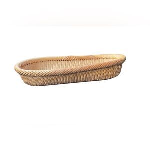 Boho Oval Wicker Decor Basket